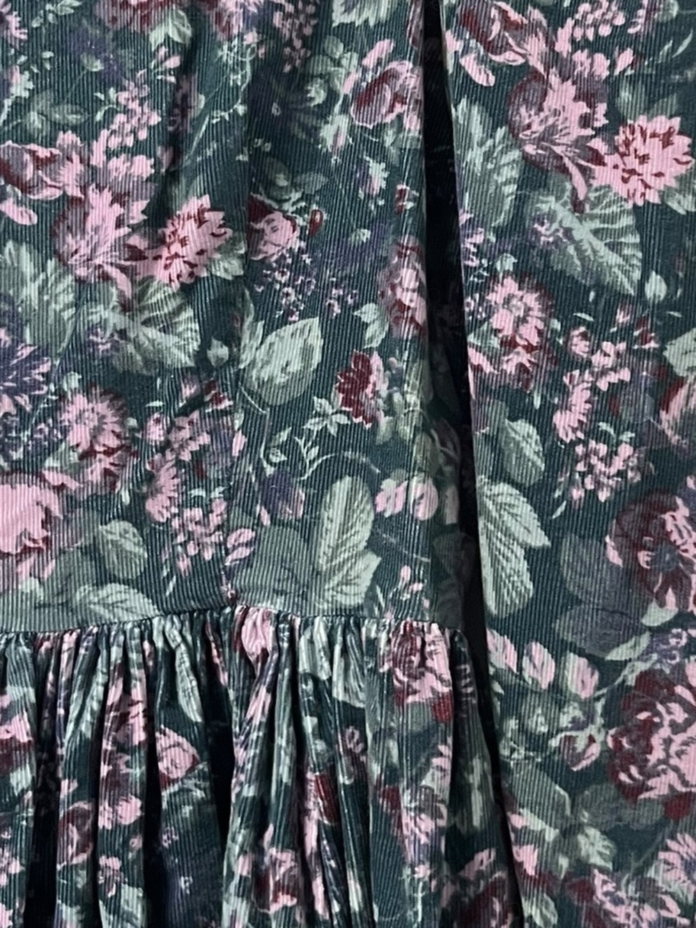 Vintage Laura Ashley Floral Cotton Midi Dress – Size 8 – Made in Great Britain - Picture 6 of 13